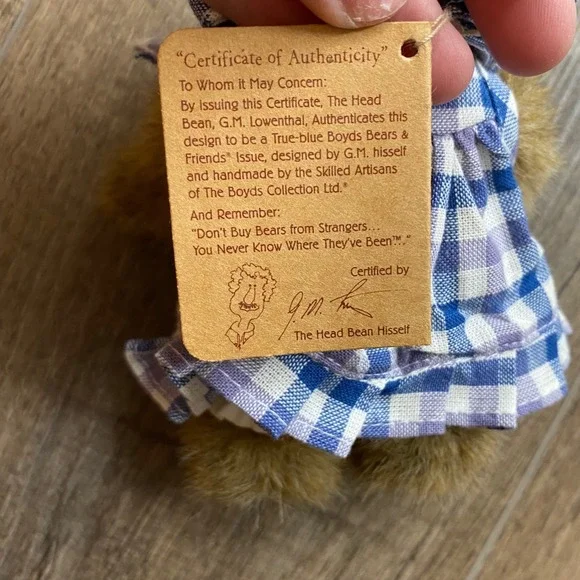 Boyds Bears Plush ~ Boyd's Bear & Friends - Sugar Beary Jam 6.5", New With Tag - Picture 6 of 7